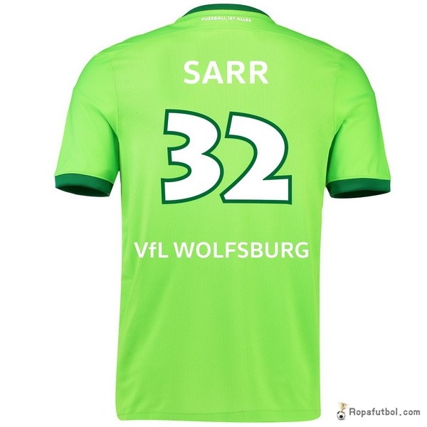 Camiseta VfL Wolfsburgo Replica Primera Ropa Sarr 2016/17 Verde